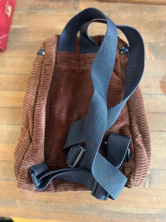 Vintage Disney Winnie the Pooh Corduroy Mini Backpack - Picture 2 of 5